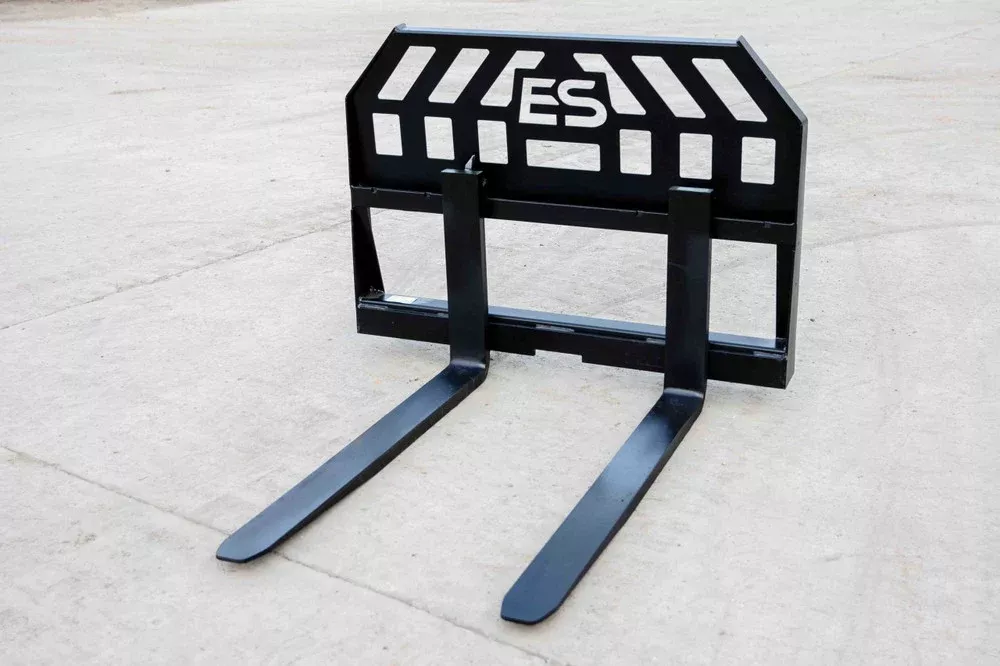 Express Steel Heavy Duty Pallet Forks | Fork Length 36″–60″ | Frame Width 45.5″ | 15–25 GPM | For Skid Steers