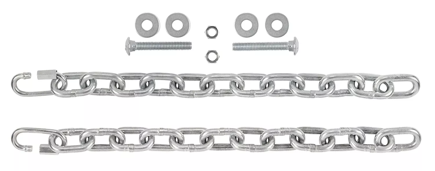 EZ-Aim Custom Target Systems Gong Target Chain Silver Hanging Stainless Steel 7" Long Hanging Includes Hardware 2 Per Pkg