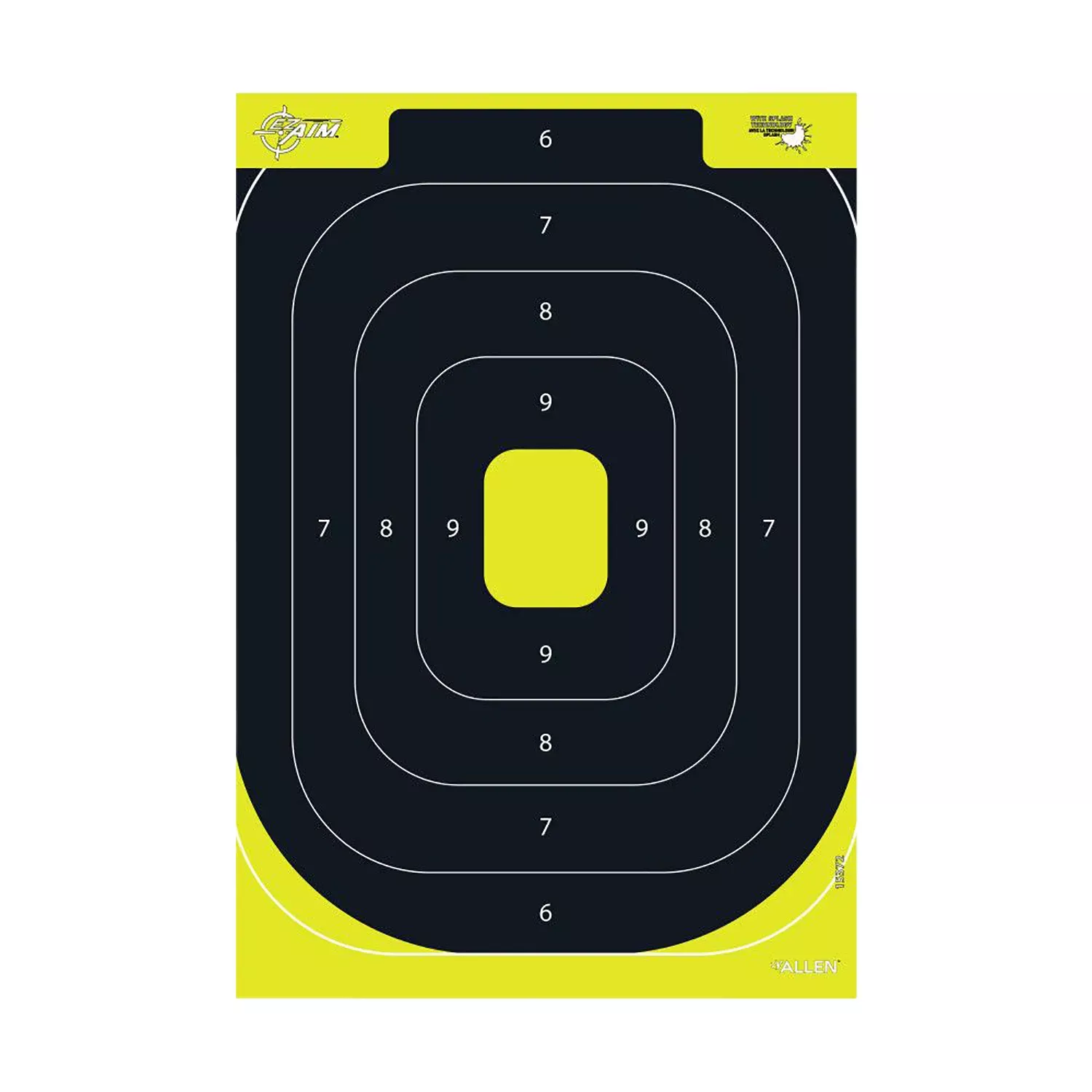 EZ-Aim Paper Targets 12"x12" Orange/White 12 Per Pack