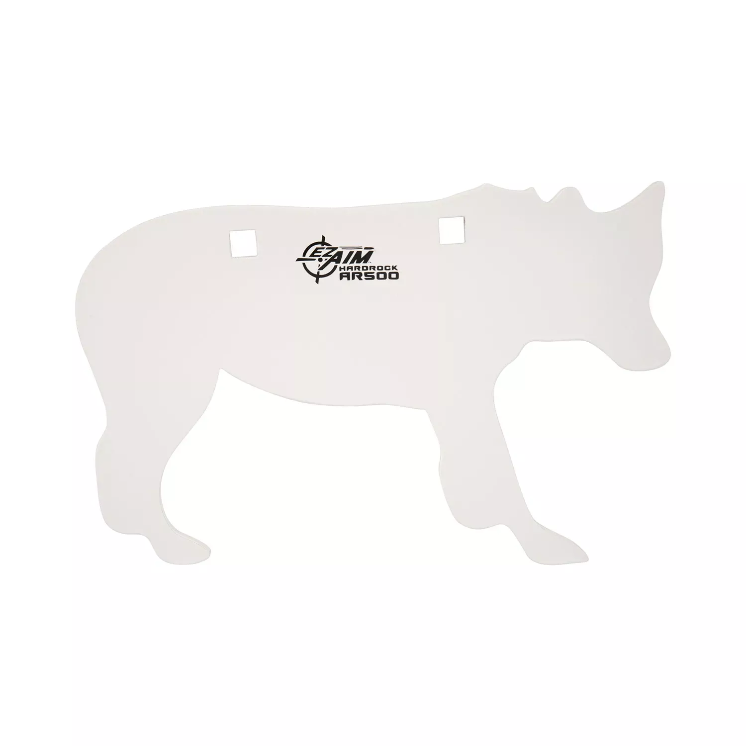 EZ-AimSilhouette TargetWhite Powder Coated Steel Coyote 0.38" Thick