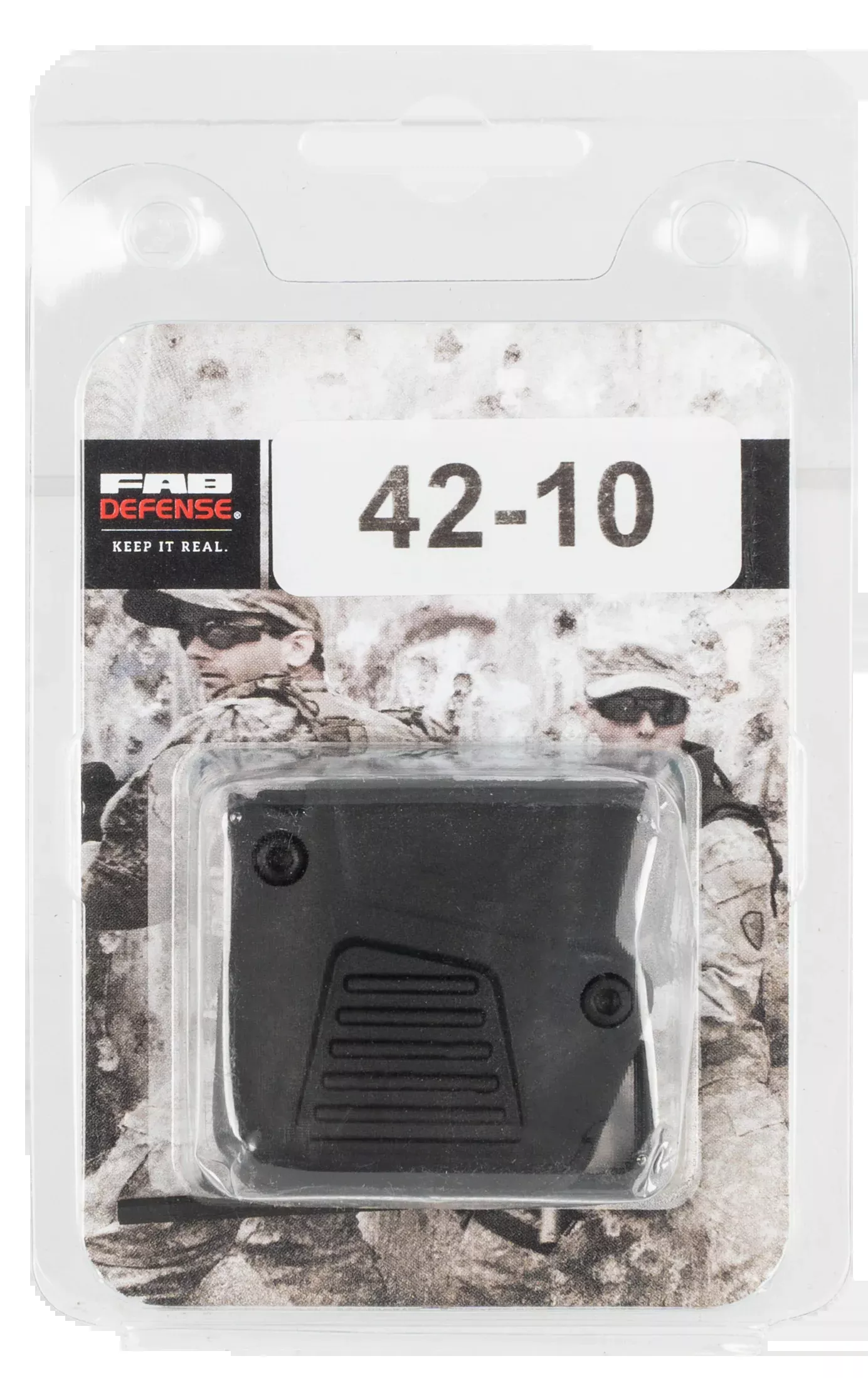 Fab Defense (usiq) Magazine Extension, Fab Fx-4210b Glk42 4rd Mag Extension Bk