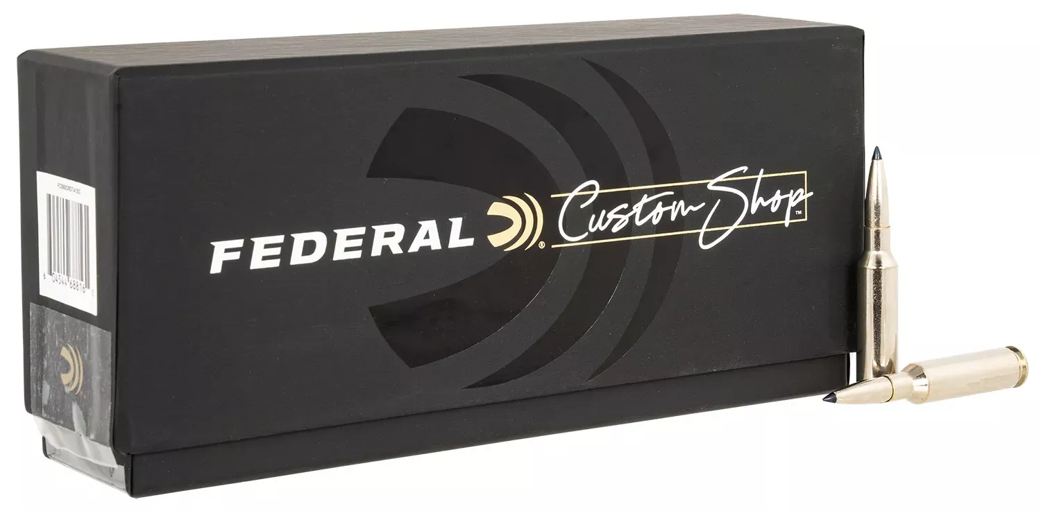Federal Custom Rifle Ammo 6.5 Creedmoor 130 gr Terminal Ascent 20 Per Box