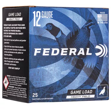 Federal Game-Shok 12 Ga 2.75" #5 Lead 1.25oz 25 Rounds