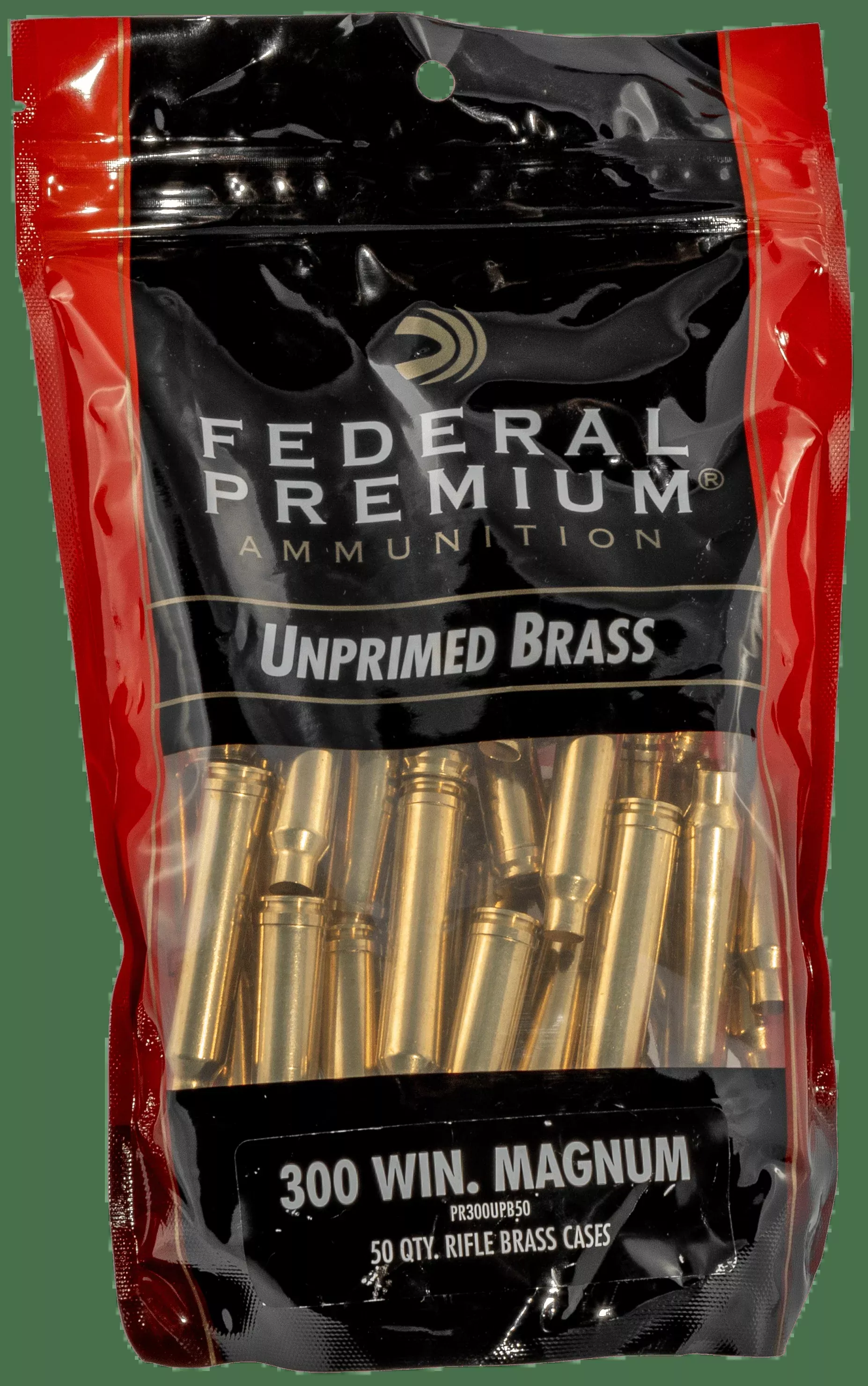 Federal Gold Medal, Fed Pr300upb50 Gm 300win Unp Bagged Brass50