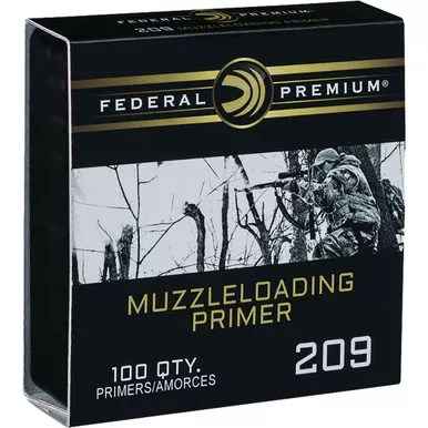 Federal PMZ209 Premium Muzzleloader Primer 100 Pack HAZMAT, Yellow