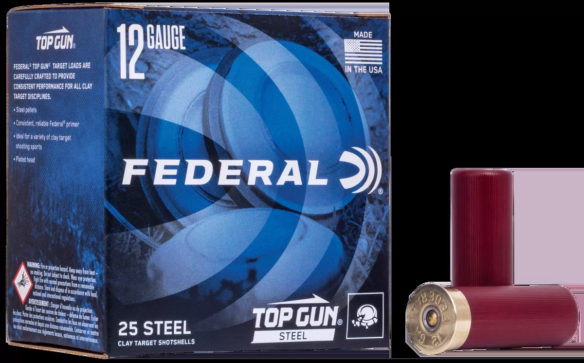 Federal Top Gun12 Gauge 2.75″ 1 1/8 oz 7 Shot 25 Bx/10 Cs