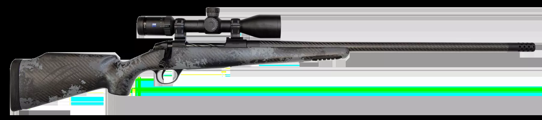 Fierce Firearms CT Rage 280 Ackley Improved 24″ Armor Black Cerakote Rec Blackout Camo