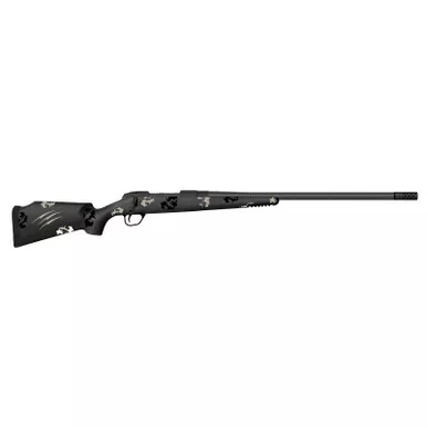 Fierce Firearms FCTRG65PRC22BBO CT Rage 6.5 PRC Caliber with 3+1 Capacity, 22″ Carbon Fiber Barrel, Black Cerakote Metal Finish & Blackout Camo Fixed Fierce Tech C3 Stock, Right Hand (Full Size)