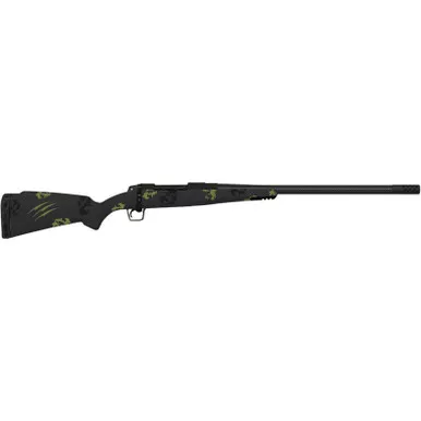 Fierce Firearms ROG65PRC22BF Carbon Rogue Full Size 6.5 PRC 3+1 22" Hand Lapped/Match Grade Threaded Barrel, Black Cerakote Steel Receiver, Forest Camo Fierce Rogue Carbon Fiber Stock