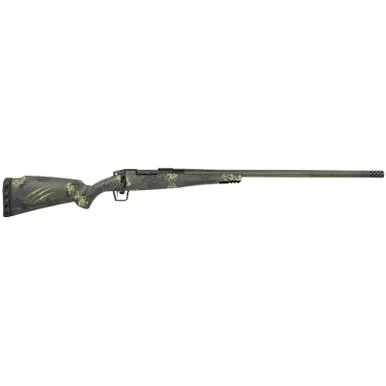 Fierce Firearms ROG65PRC24BF Carbon Rogue Full Size 6.5 PRC 3+1 24" Hand Lapped/Match Grade Threaded Barrel, Black Cerakote Steel Receiver, Forest Camo Fierce Rogue Carbon Fiber Stock