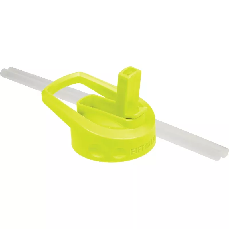 FIFTY/FIFTY Straw Wm Lid Lime – Durable Drinkware Accessory