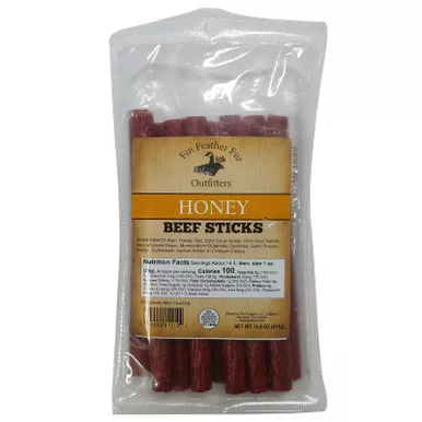 Fin Feather Fur Outfitters Honey Beef Sticks 14.5 Oz