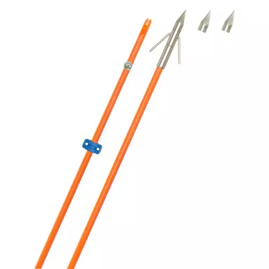 Fin-Finder 13182 Raider Pro Bowfishing Arrow with Big Head Pro Point, Orange