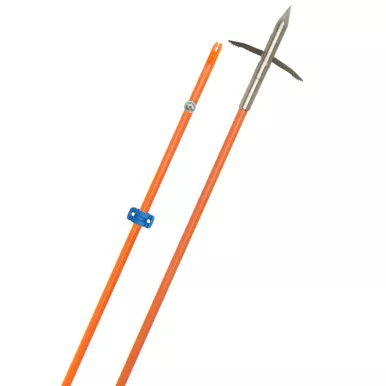 Fin-Finder 13183 Raider Pro Bowfishing Arrow with The Kraken Point, Orange