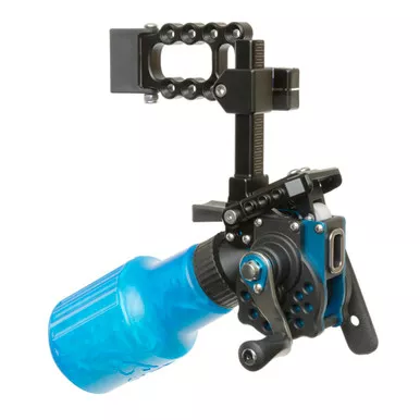 Fin-Finder AFR1700 Winch Pro Bowfishing Reel, Blue, Right Hand