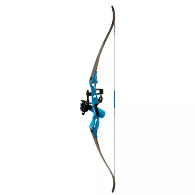 Fin-Finder Bank Runner Bowfishing Recurve Package with Winch Pro Reel 35 lbs., Right Hand