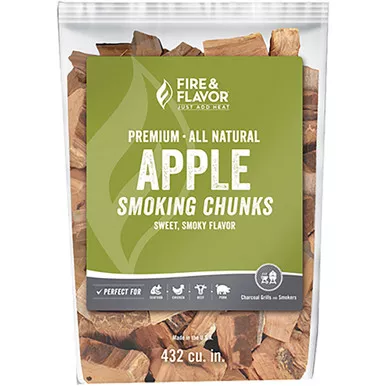 Fire and Flavor FFW203 Wood Chunks Apple 4 lbs., Brown