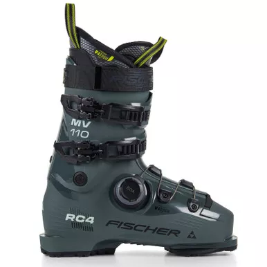 FISCHER RC4 110 MV BOA Rhino Grey/Rhino Grey Alpine Boots (U06525)