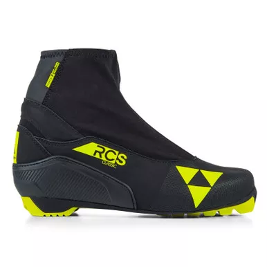 FISCHER RCS Classic Black/Yellow Cross-Country Ski Boots (S16825)