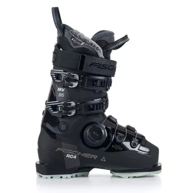 FISCHER Women's RC4 95 MV BOA Black/Black Alpine Boots (U06925)