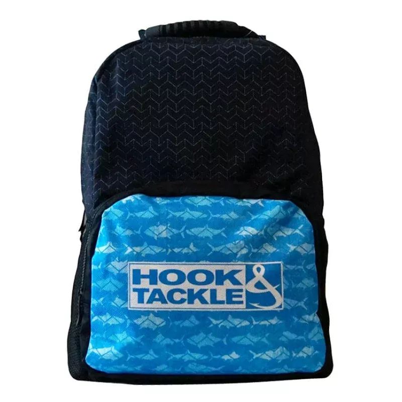 Fish Collage Fishing Backpack|Black|1 SIZE