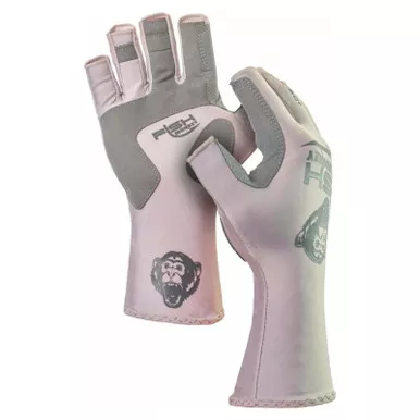 Fish Monkey Half-Finger Guide Glove Lite Gray XL