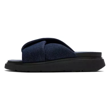 FITFLOP Gen-FF Folded-Denim Dark Denim Slides (A2Y-D71)