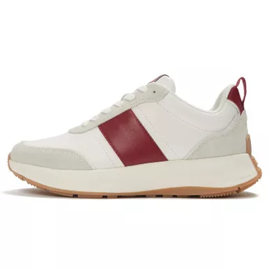 FITFLOP Women's F-Mode Flow Leather/Suede Flatform Sneakers (HX7)