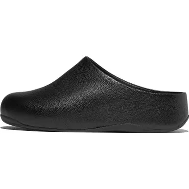 FITFLOP Women’s Shuv Tumbled-Leather Clogs (E5Q)