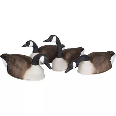 Flambeau 8866SGS Shell Pack Canada Goose Decoy, Black, 4 Pack