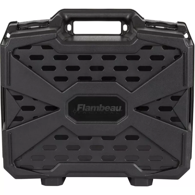 Flambeau Double Deep Pistol Case – 30 x 17 x 18 Inches, Rugged Polymer Storage for Multiple Firearms