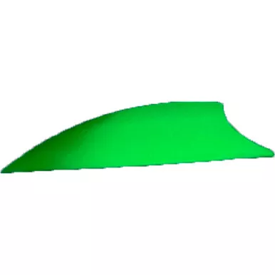 Flex Fletch SK2BGLW Glow Vanes Glow in the Dark Green, 36 Pack