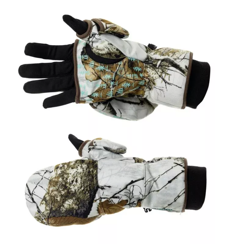 Flip Top 3.0 Mitten with Liner Glove – Realtree Edge Snow