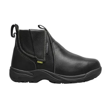 FLORSHEIM Men’s Hercules Plain Toe 6in Black Work Boots (FE690)