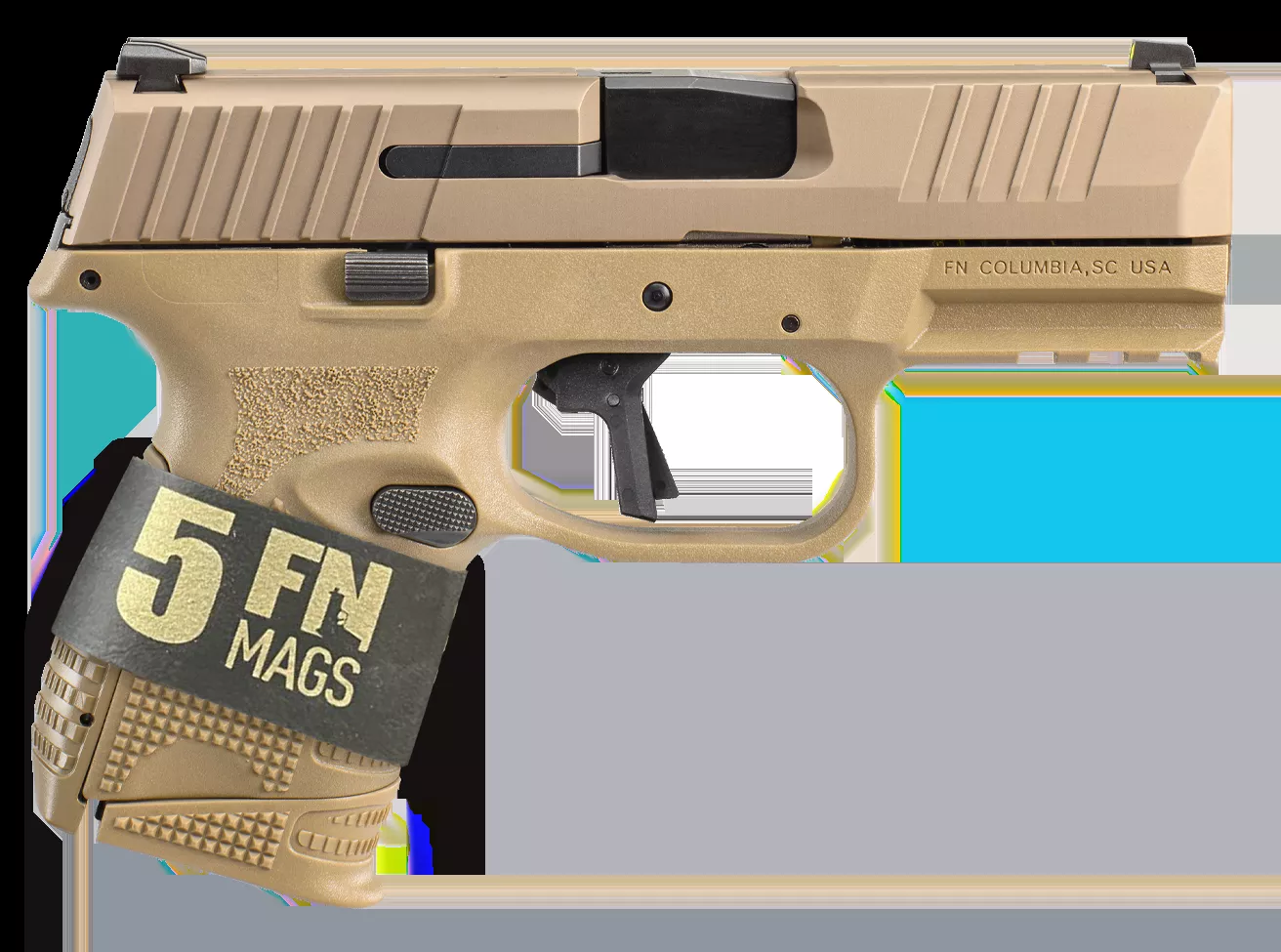 FN 509 Compact Bundle 9mm FDE 5 mags 66101643