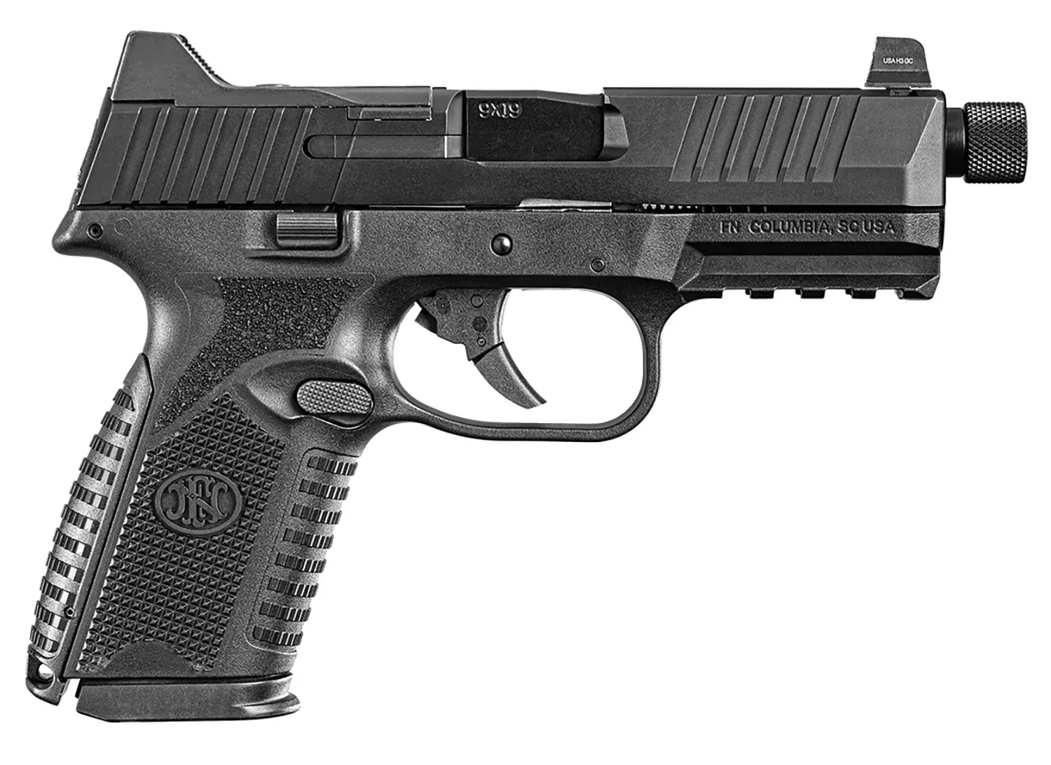 FN 509 Midsize Tactical 9mm Luger Pistol 4.50″ Black 66100838