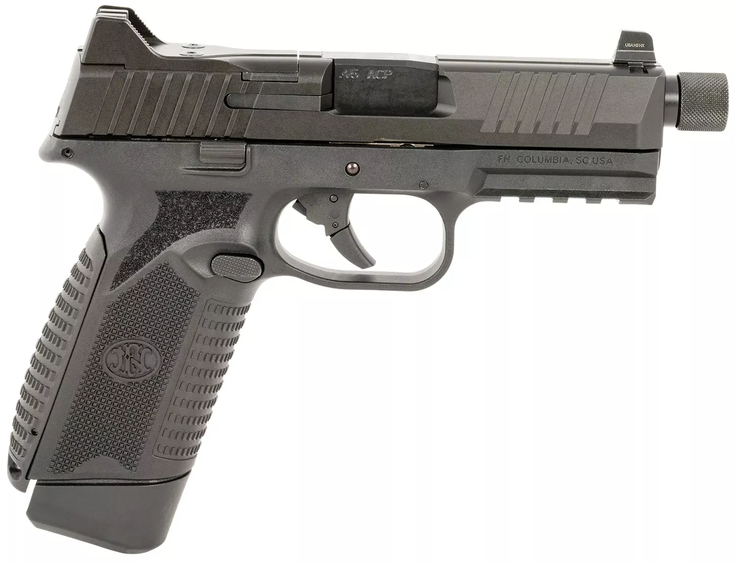 FN 545 Tactical 45 ACP Pistol 4.71" Black 66101385