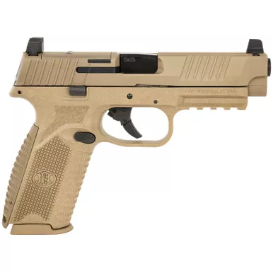 FN 66100722 509 MRD 9mm Luger 17+1 Black Flat Dark Earth PVD Flat Dark Earth