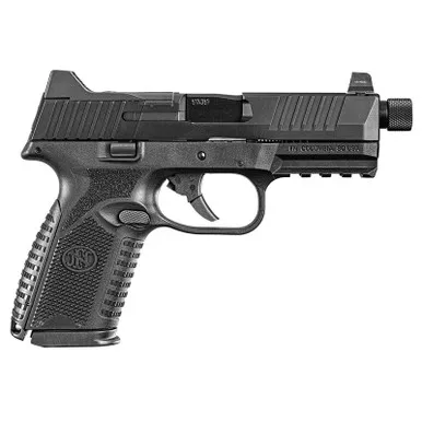 FN 66100838 509MT Mid-Size Frame 9mm Luger 10+1 4.50″ Black Target Crown/Threaded Steel Barrel, Matte Black Optic Ready/Serrated Steel Slide, Matte Black Polymer Frame w/Picatinny Rail, Ambidextrous