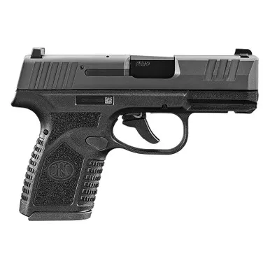 FN 66101412 Reflex Micro-Compact Frame 9mm Luger 10+1, 3.30″ Black Target Crown Steel Barrel, Black PVD Serrated Steel Slide & Polymer Frame w/Picatinny Rail, Ambidextrous