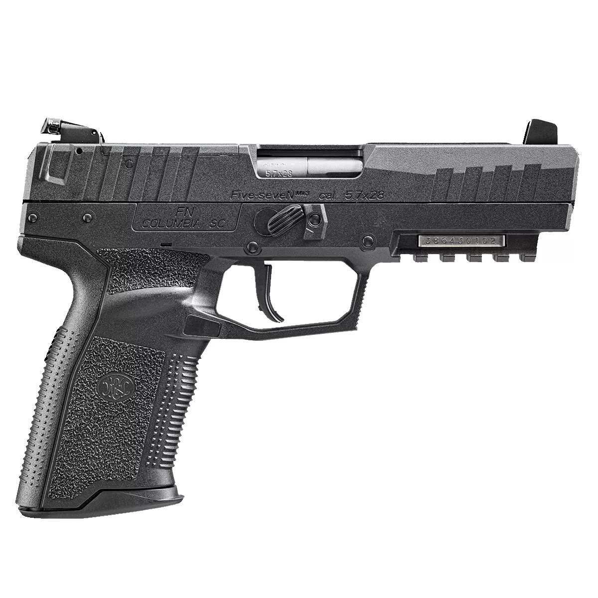 FN American Five-seveN MRD 5.7x28MM Pistol, 4.8" 20+1 Black