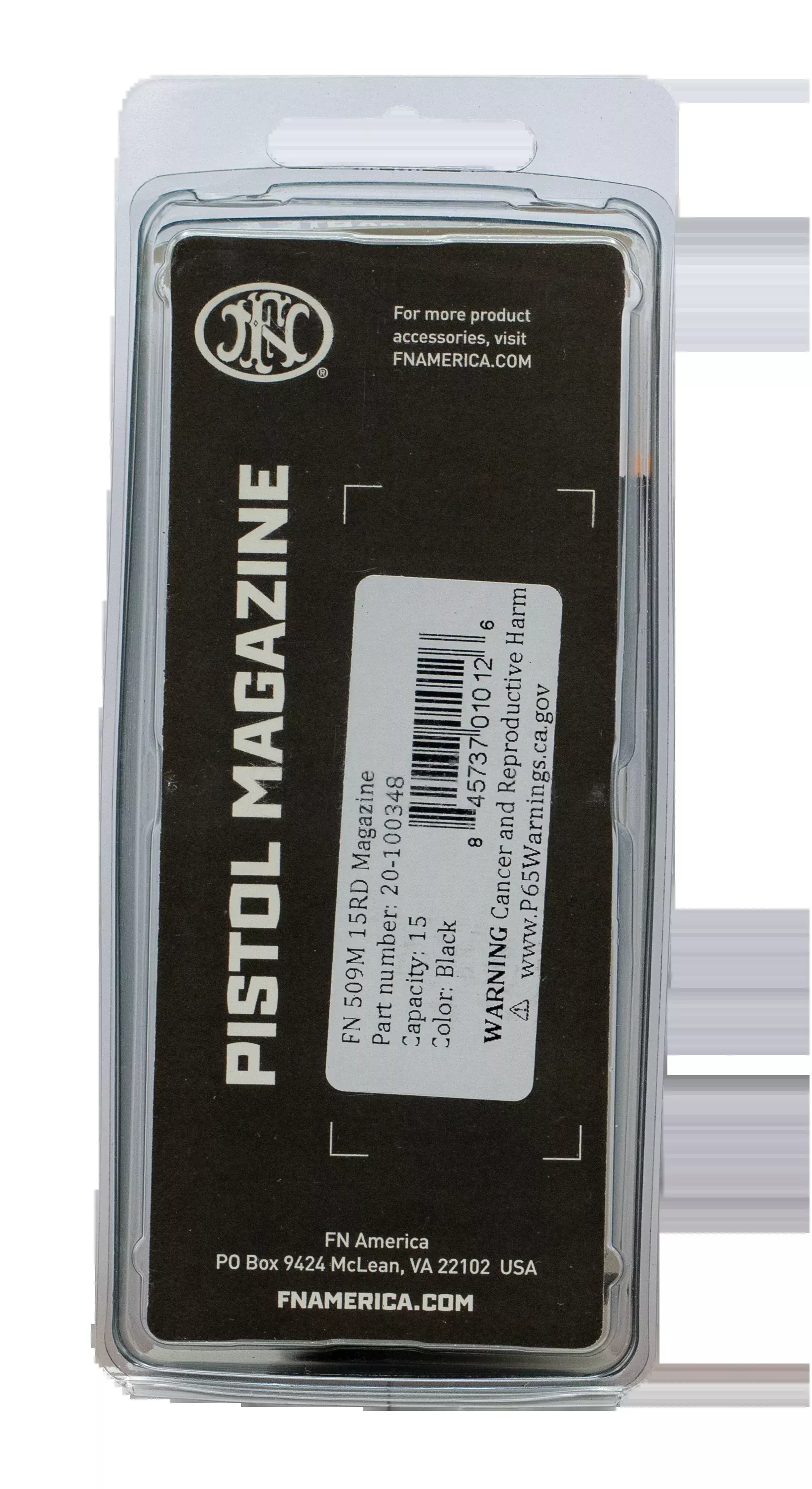 Fn Magazine Fn 509m 9mm 15rd - Black