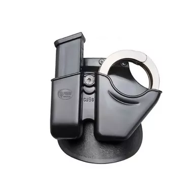 FOBUS 9mm Double Stack Handcuff/Mag Combo Roto Paddle Holster (CU9RP)