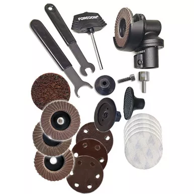 FOREDOM Angle Grinder No Handpiece Kit with Flap Disc (AK69110)