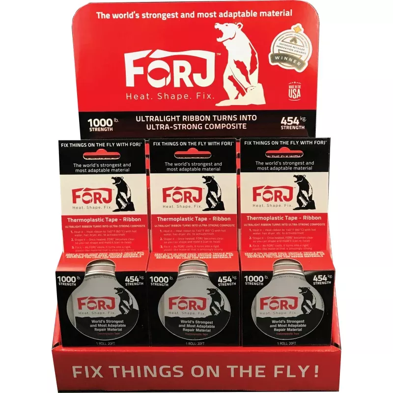 Forj Ribbon Tin 20 ft – 24 Case Bulk Packaging for Durable Storage