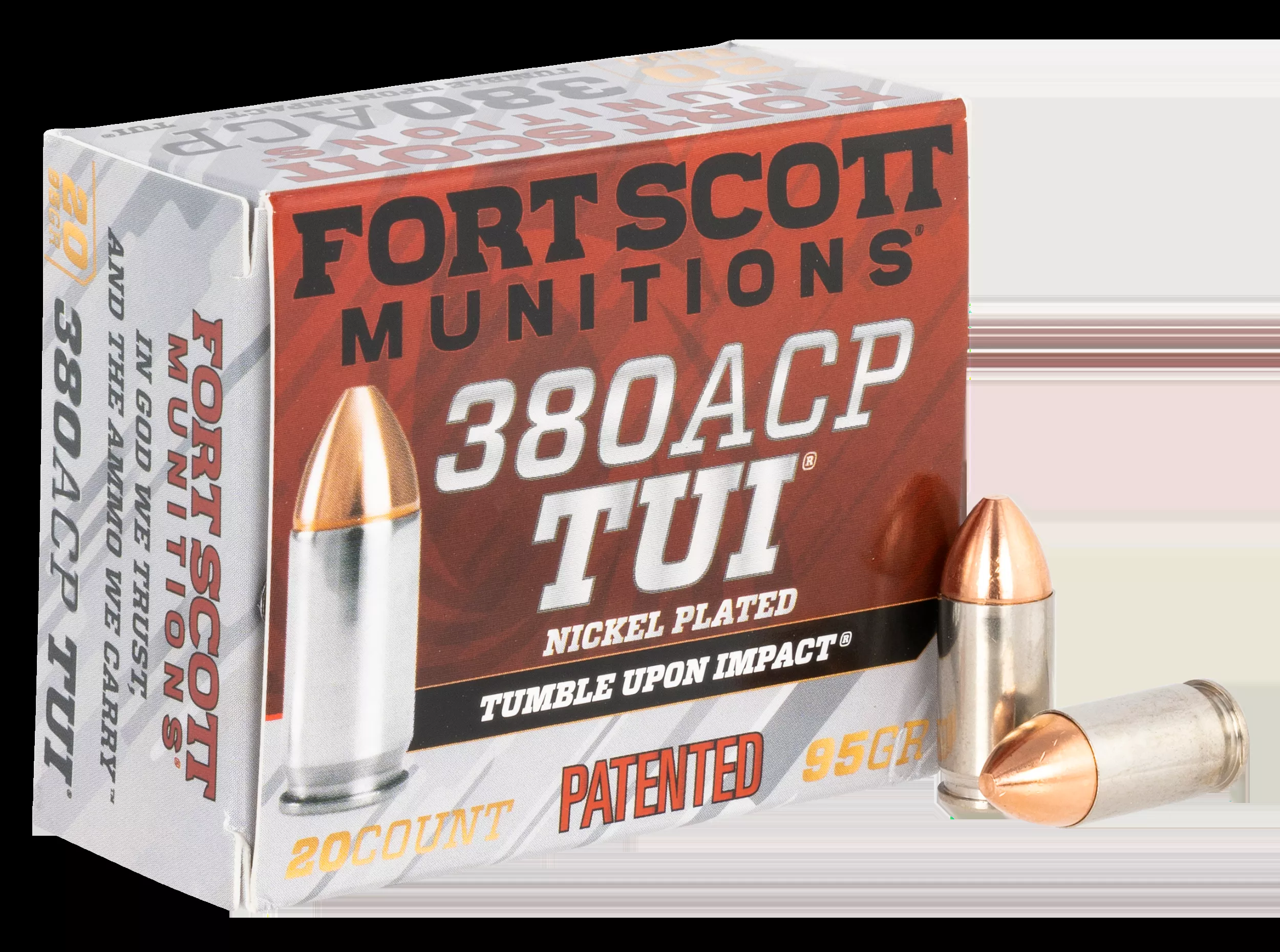 Fort Scott Munitions TUI 380 ACP 95gr Non-Toxic 20rd Box