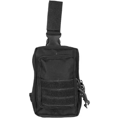 FOX OUTDOOR Drop Leg First Responder Black System Pouch (58-201)