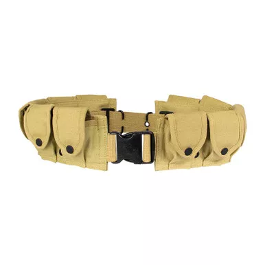 FOX OUTDOOR GI Style 10-Pocket Khaki Cartridge Belt (50-37)