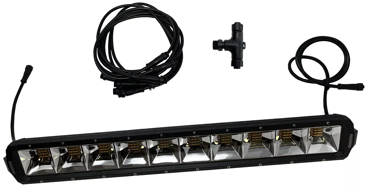 FOXPRO Mud Cutter Add-on LED Bowfishing Light Variable Brightness/Hue Waterproof Black MUDCT