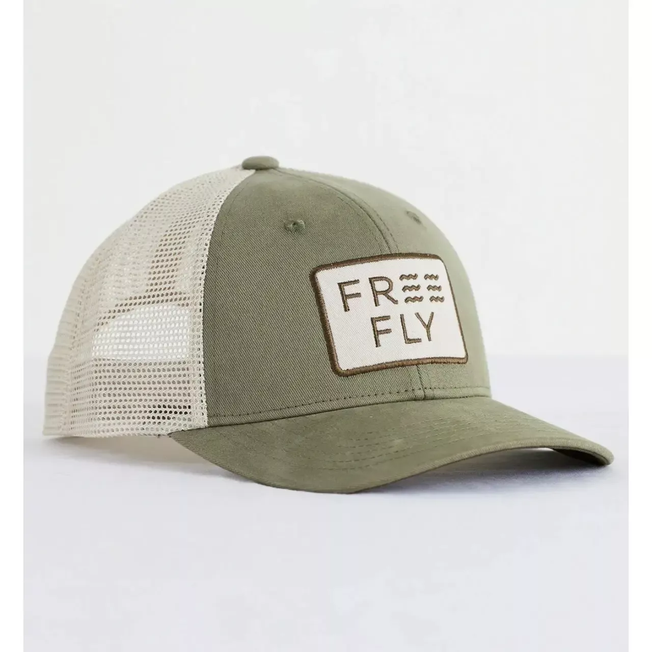 Free Fly Wave Trucker Hat - Capers Green
